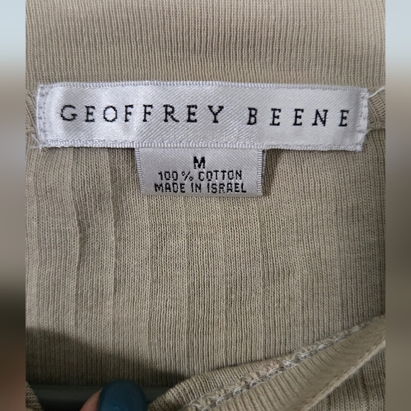 Geoffrey Beene Tan Men's Shirt Size Medium - Picture 4 of 4